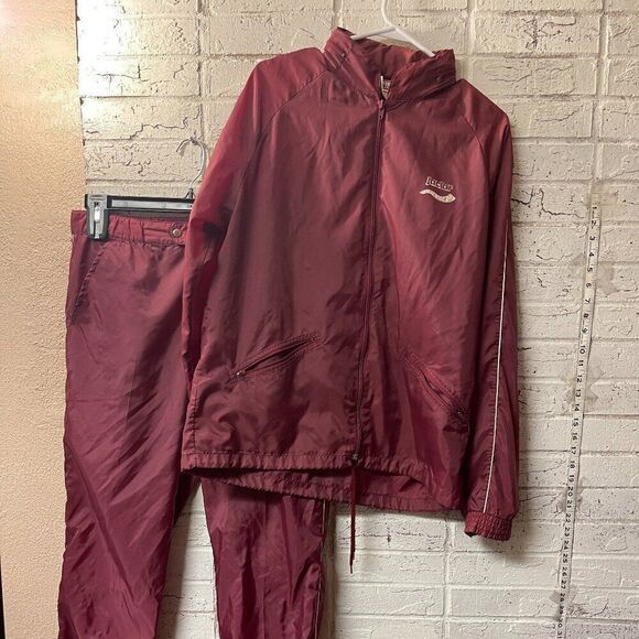 Vintage Jaclar Nylon Track Suit Zip Hooded Jacket / Pants Large - Picture 1 of 15